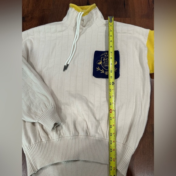 Urban Outfitters BDG Beckette Mock Neck Sweater- Sz XS Ret $148 cream color - Picture 7 of 11